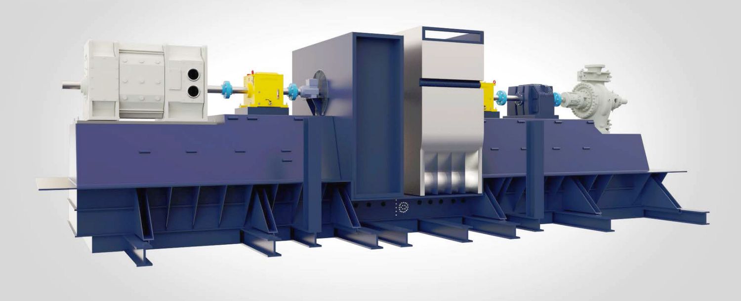 Mehrmotorenanlage mit RINGSPANN Gehäusefreiläufen