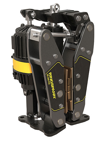 Electro-hydraulic brakes of the DX series from RINGSPANN Electro-hydraulic brakes of the DX series from RINGSPANN